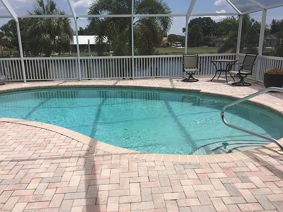 Caged heated pool