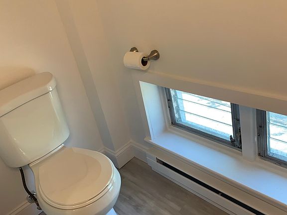 new toilet and flooring