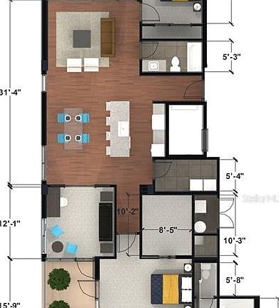 3rd image of 332 Cocoanut Ave #401