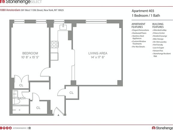 2nd image of 1080 Amsterdam Ave APT 1503