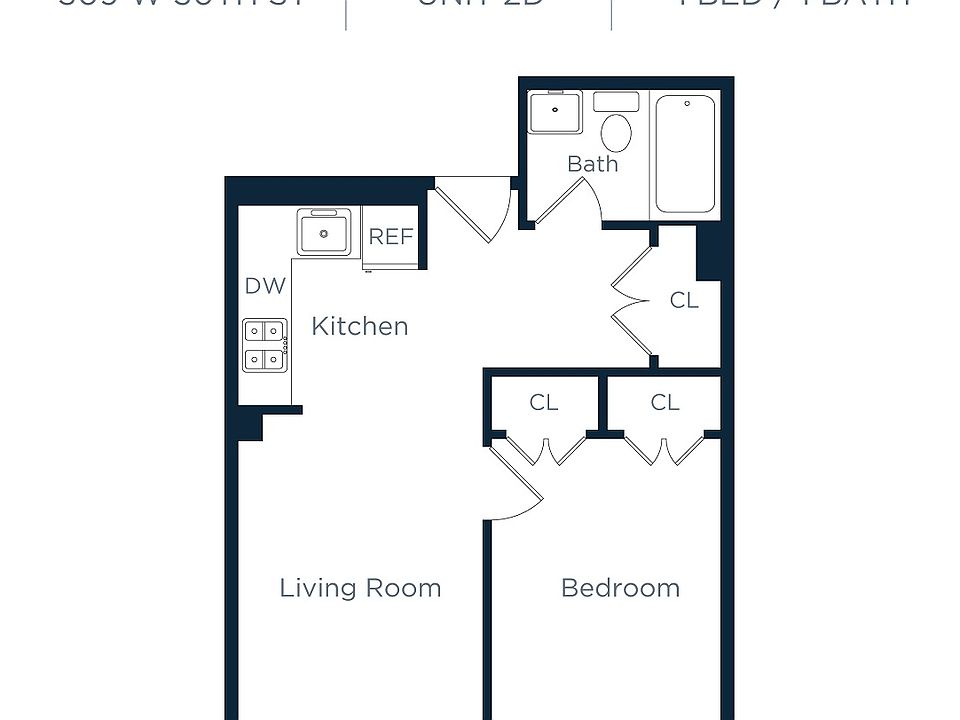 2nd image of 309 W 30th St APT 8D