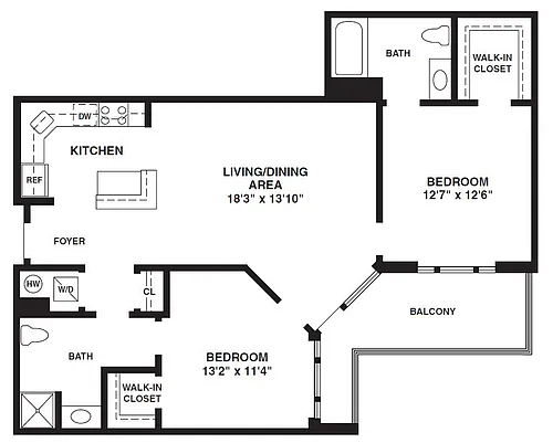 Floor plan B02