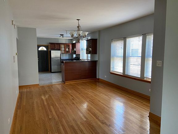 View of dining room from living room.