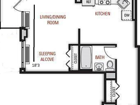 2nd image of 1115 Broadway APT 5L