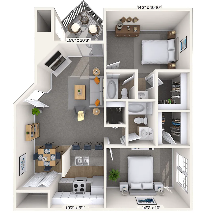Floor plan 22B Floor Plan