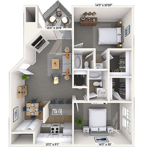 Floor plan 22B Floor Plan