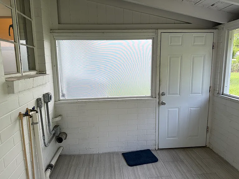 Watcher dryer hookups on patio