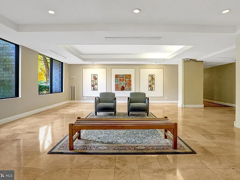 Elegant lobby area