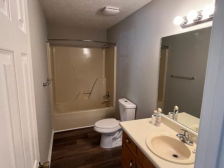 Large hall bathroom.