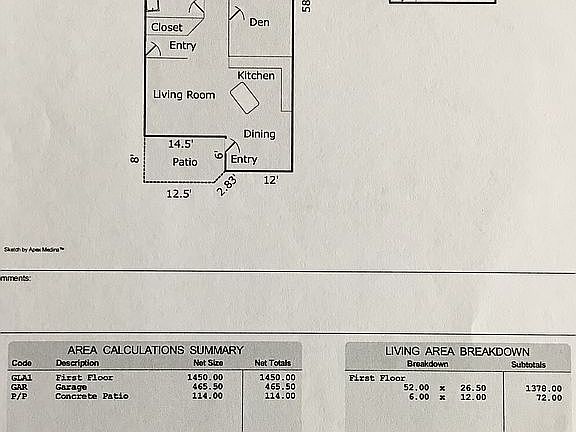 Floor Plan Drawing