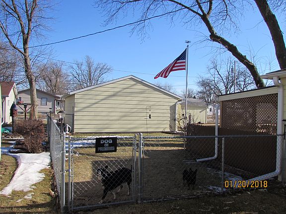 Fenced yard