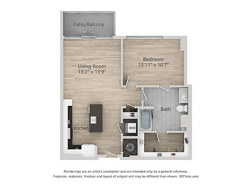 Floor plan A101T