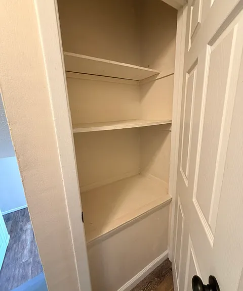 Upstairs hall closet