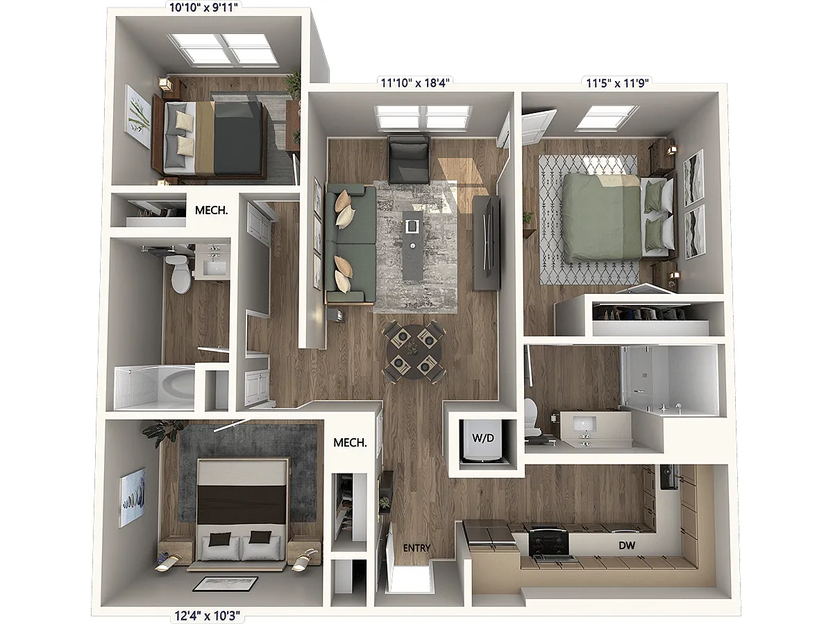 Floor plan CA2