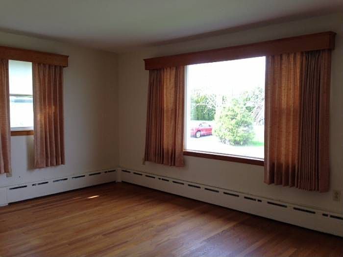 bay window in living room