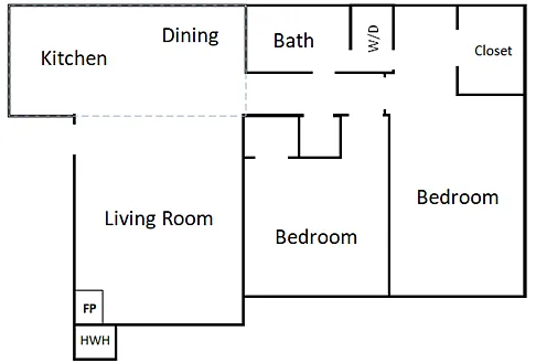 Floor plan Model C