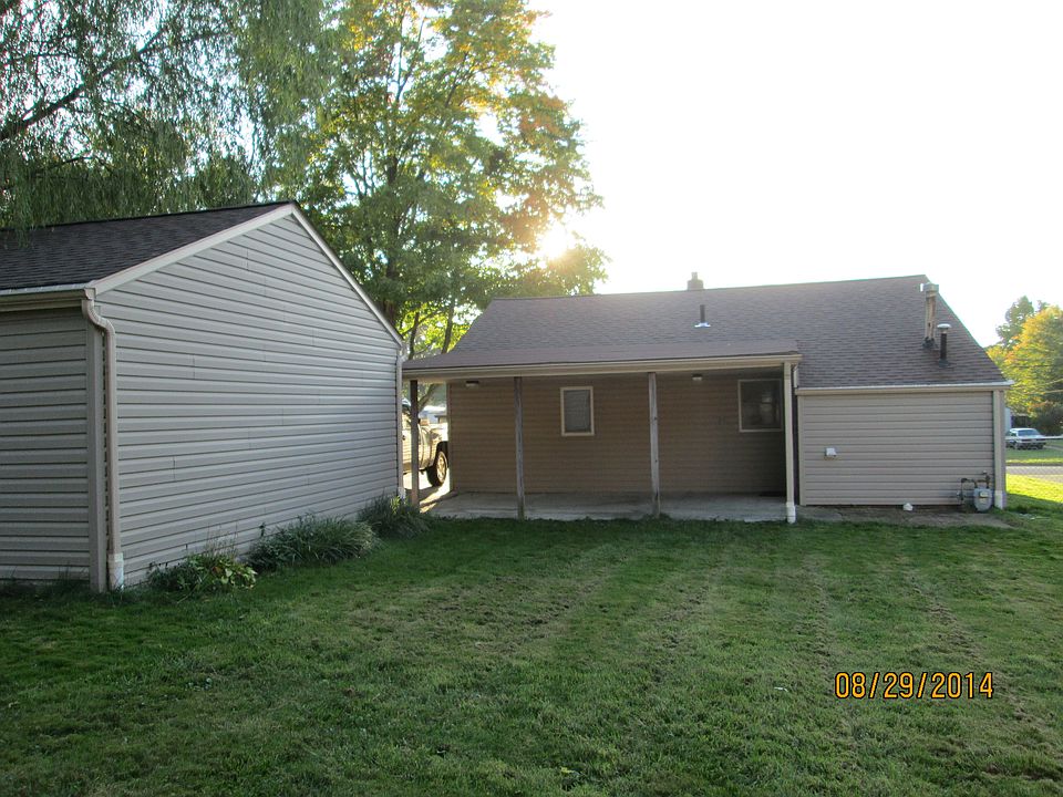 Rear view from yard