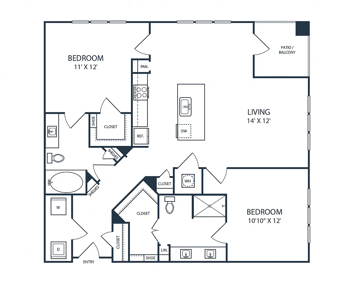 Floor plan B3