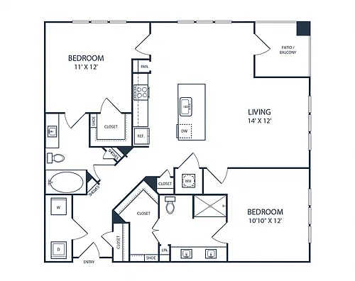 Floor plan B3