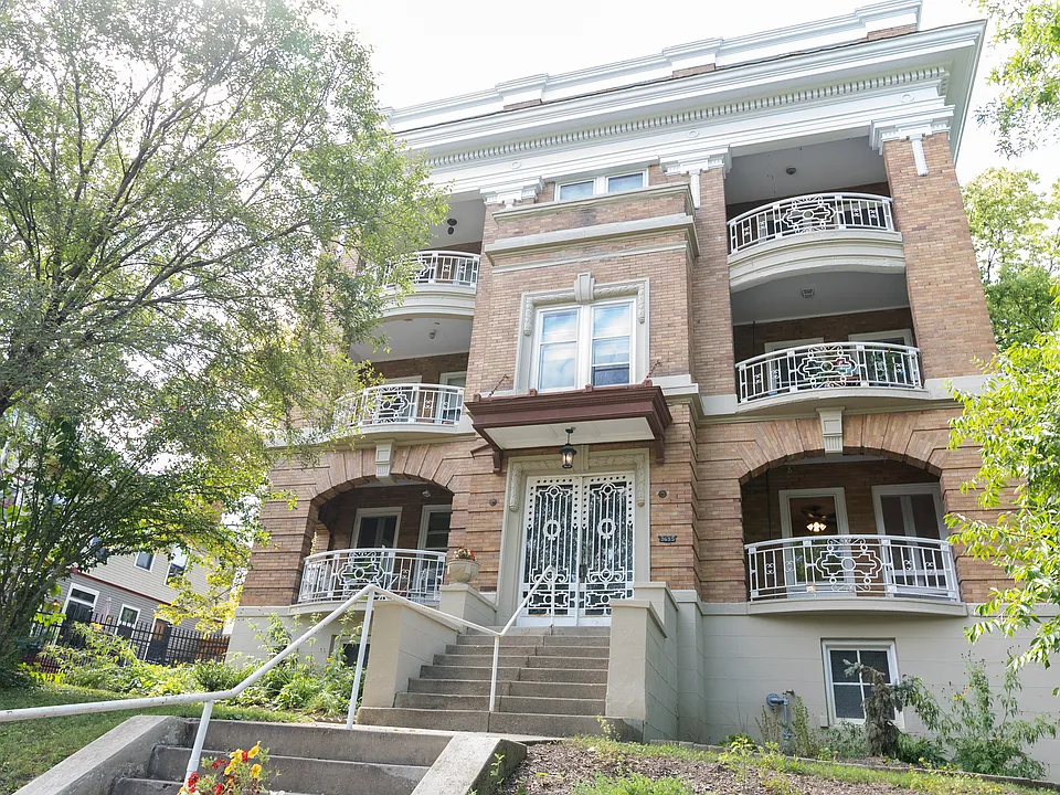 Each 2 bedroom has it's own private balcony. The apartment for rent is on the third floor so you'll get your cardio in!