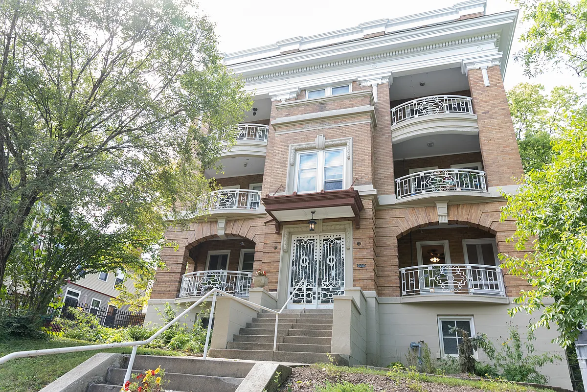 Each 2 bedroom has it's own private balcony. The apartment for rent is on the third floor so you'll get your cardio in! - 3655 Middleton Ave #6