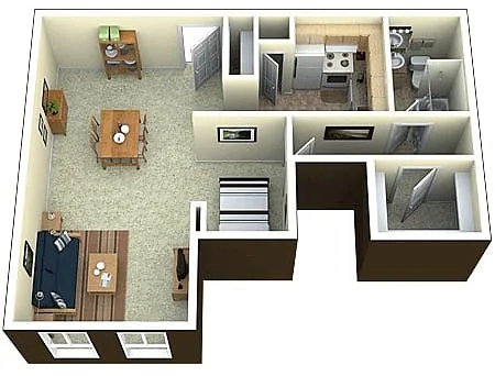 Floor plan Studio