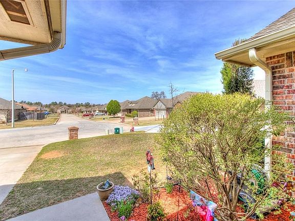 View of the street from the front porch.