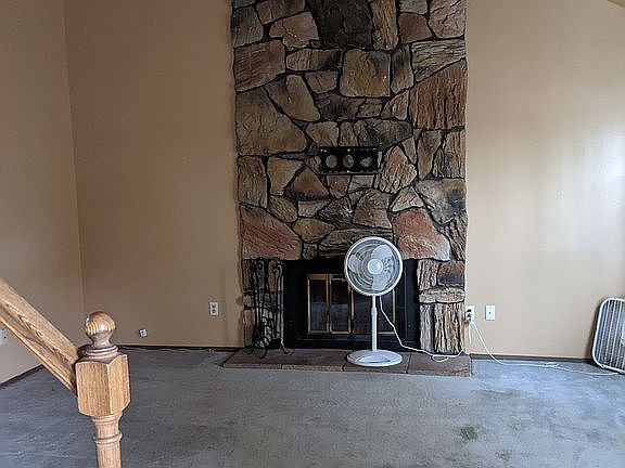Family room wood burning stove