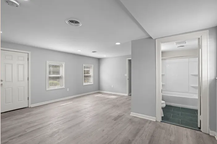 View into apartment from entry.
