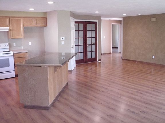 open kitchen/living area