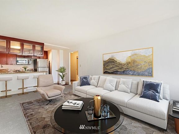 Freshly painted and new carpet.