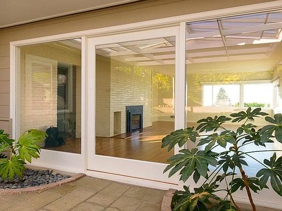 Looking in from patio