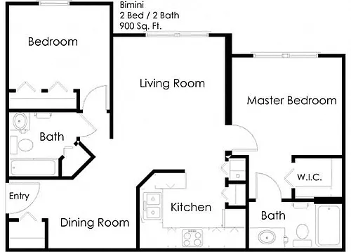 Floor plan Bimini