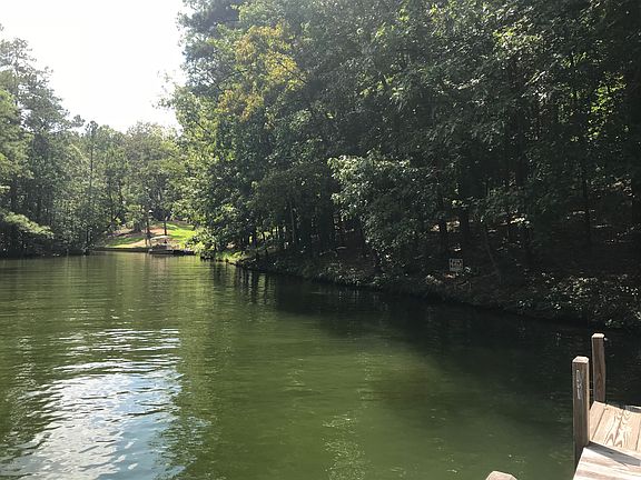 View into cove, lot on right