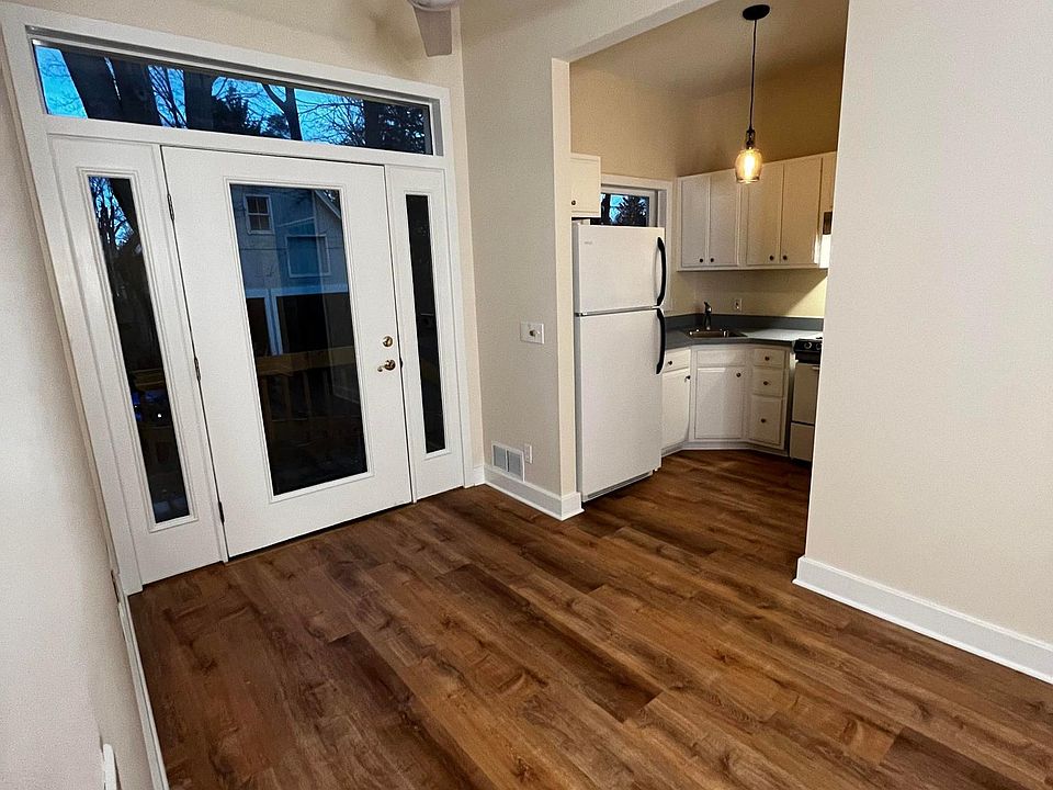 Front entry with kitchen adjacent.