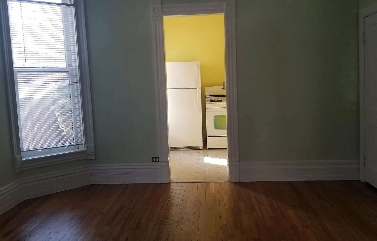 Main room looking towards kitchen