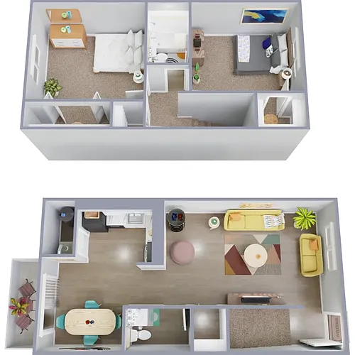 Floor plan 2 BED