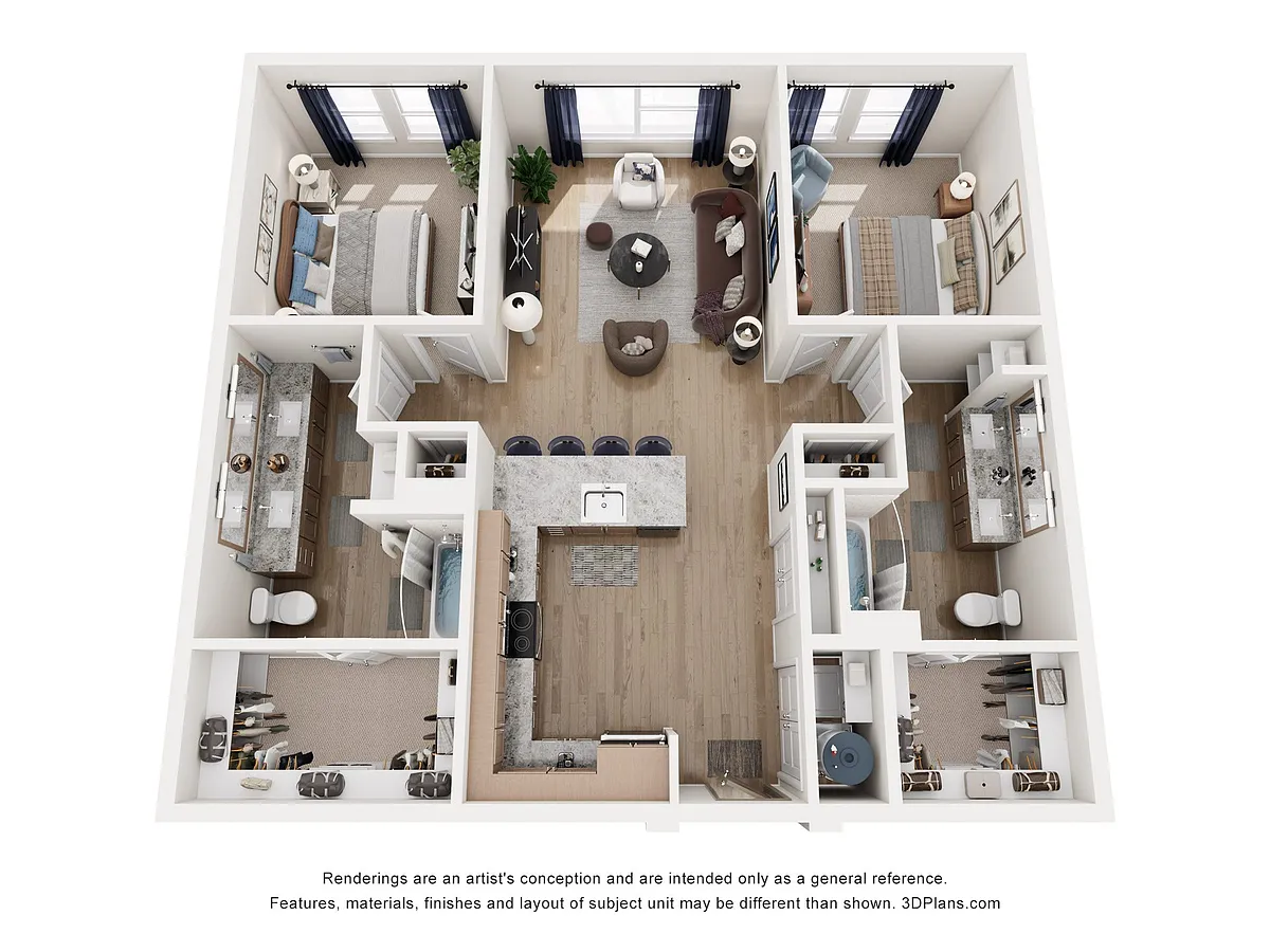 Floor plan B3