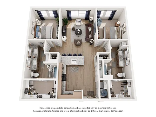 Floor plan B3