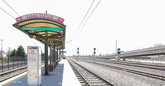 Evans rail station