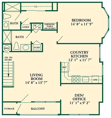 Floor plan The Barcelona II