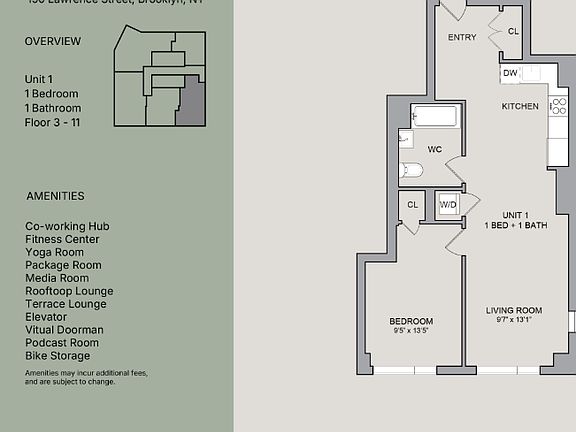 2nd image of 150 Lawrence St #3021