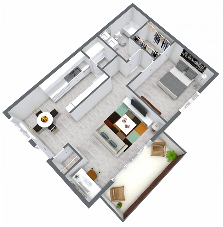 Floor plan Floorplan 1A