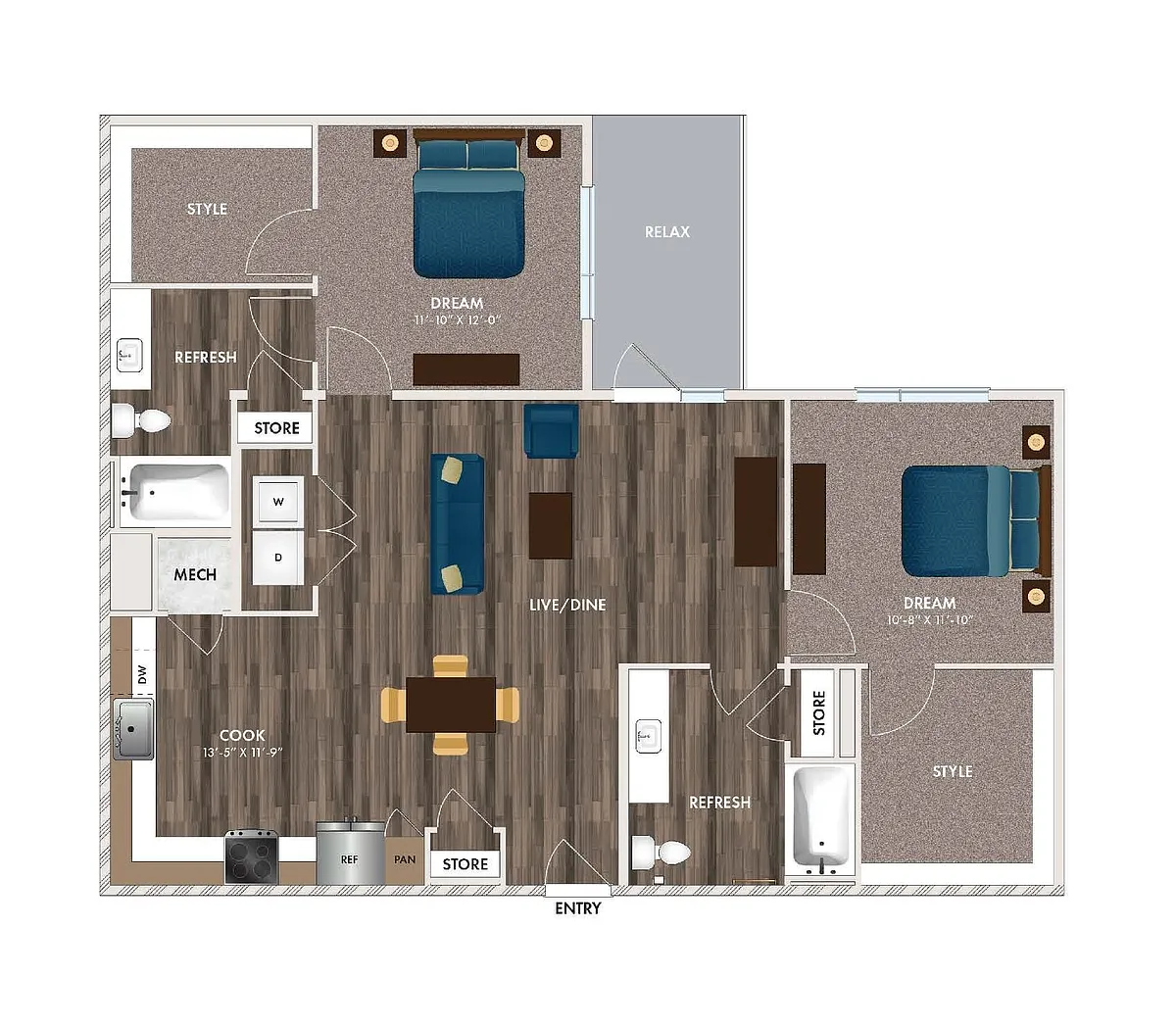 Floor plan B41