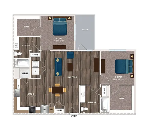 Floor plan B41