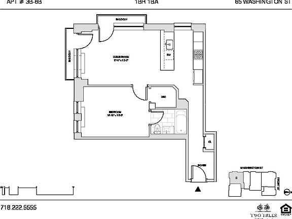 2nd image of 65 Washington St APT 5B