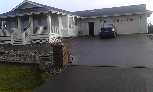 Covered front porch and encl