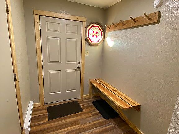 Mud room with garage access