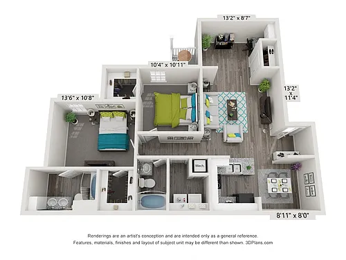 Floor plan Cambridge Sunroom