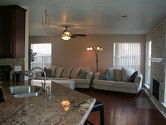kitchen to living room view